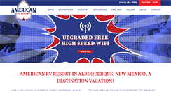 Desktop Screenshot of americanrvpark.com